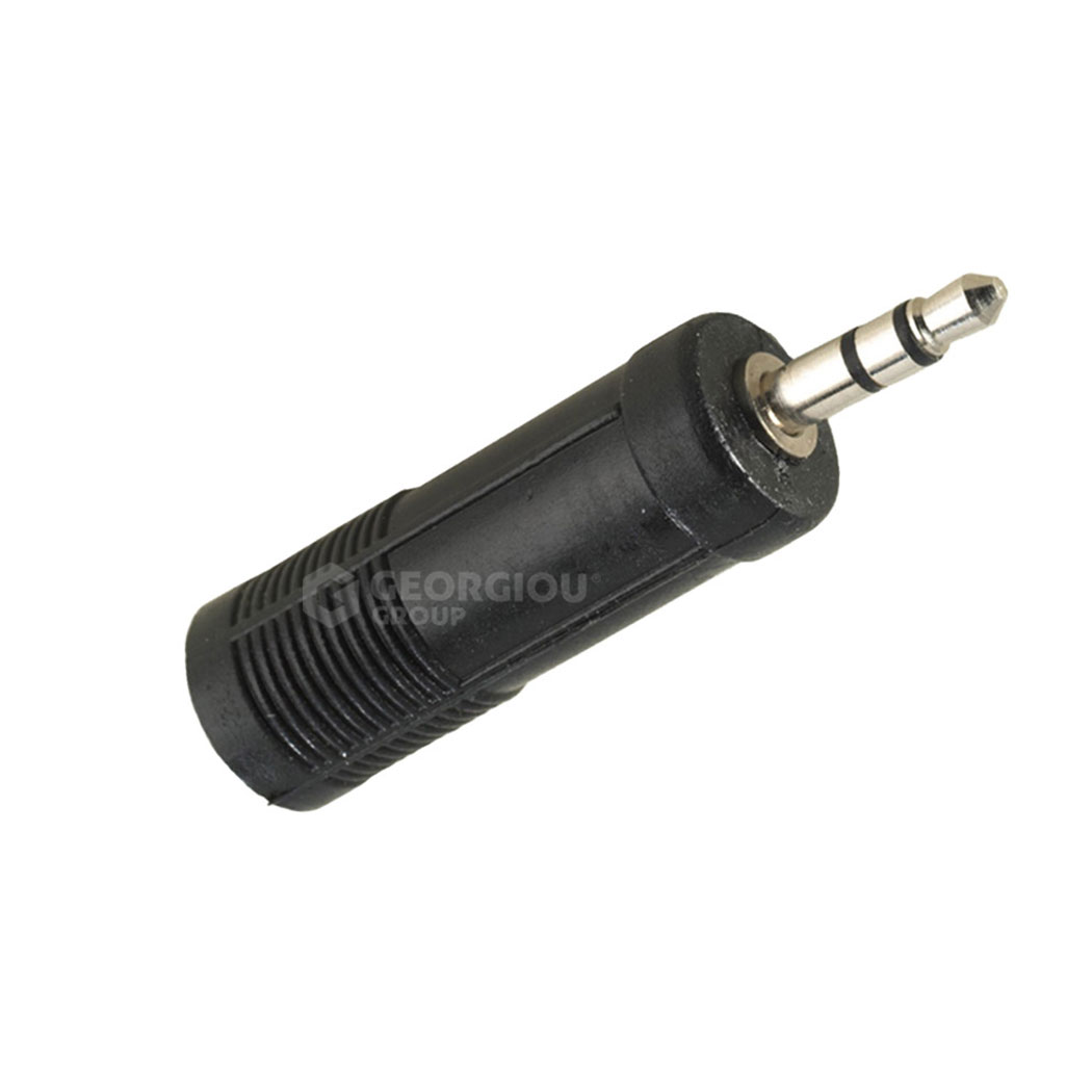 6.3mm Stereo Male to 3.5mm Stereo Female Plug Adapter - Georgiou Group